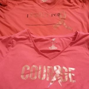 Livi active breast cancer awareness tee bundle
